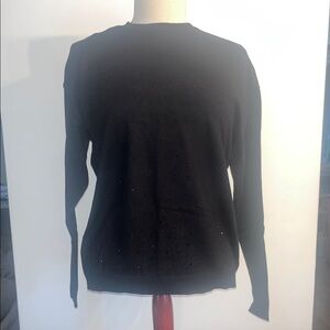 Renuar Black Crew Neck Sweater